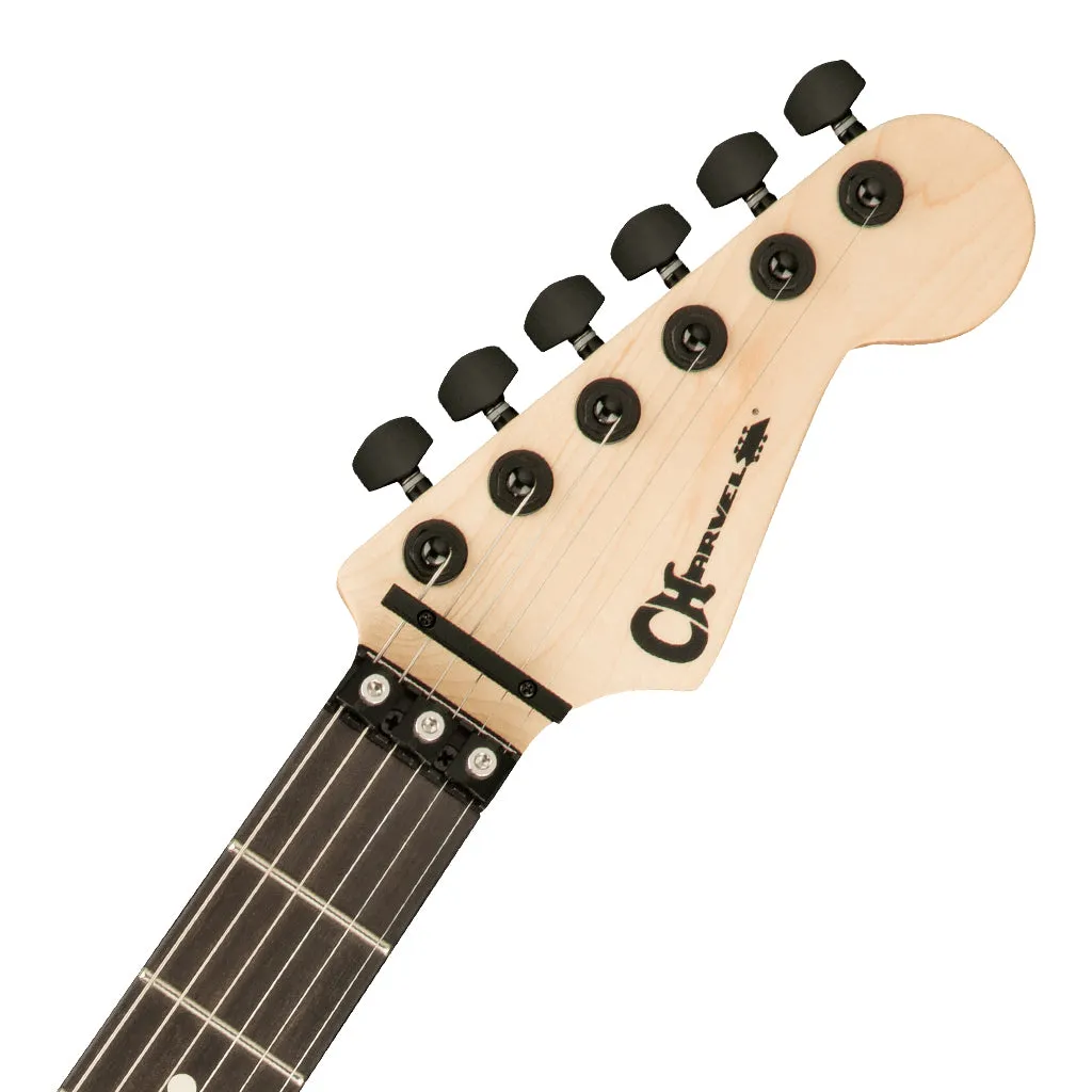 Charvel Jim Root Signature Pro-Mod San Dimas Style 1 HH FR E, Ebony Fingerboard - Satin White