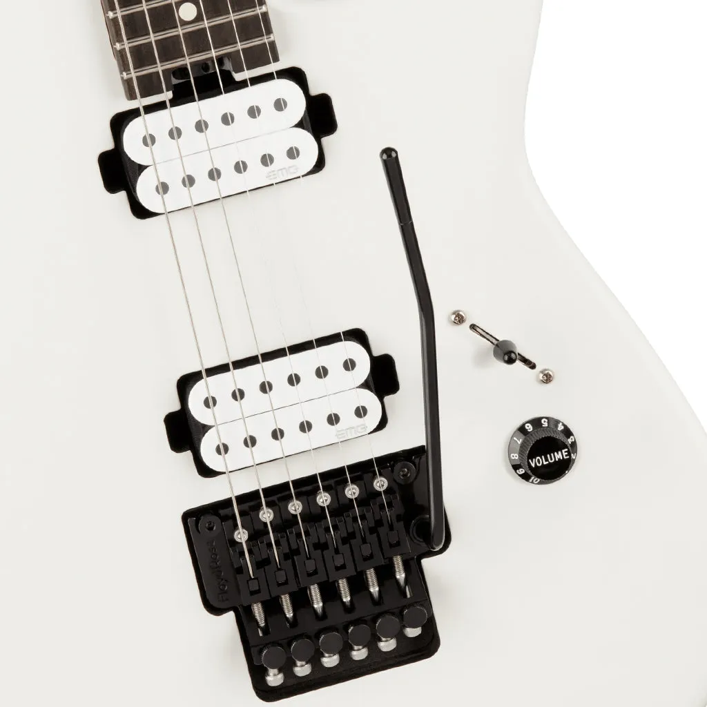 Charvel Jim Root Signature Pro-Mod San Dimas Style 1 HH FR E, Ebony Fingerboard - Satin White