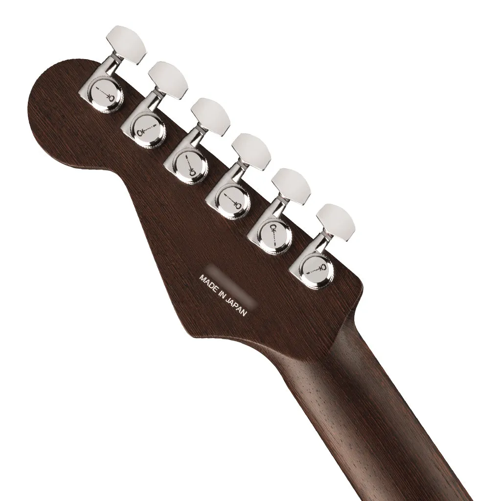 Charvel MJ DK24 HSH 2PT W in Mahogany with Flame Maple Top and Wenge Fingerboard - Caribbean Burst