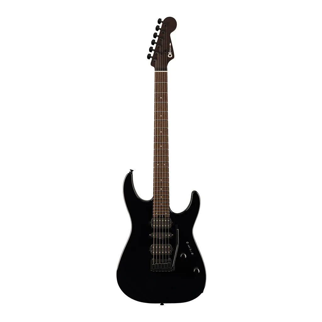 Charvel MJ DK24 HSH 2PT W with Mahogany Body and Wenge Fingerboard - Black