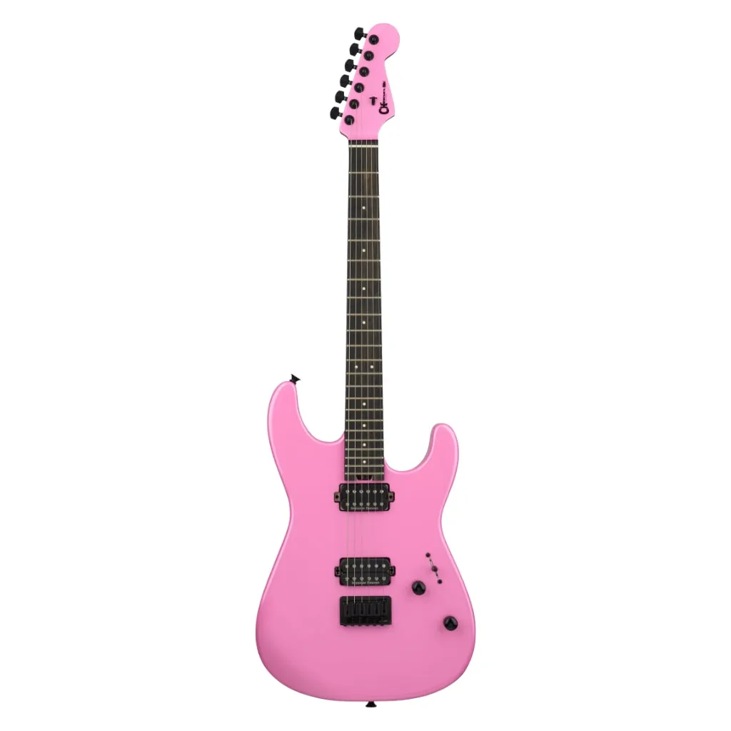 Charvel Mod Plus SD1 HH HT Electric Guitar, Ebony Fingerboard - Platinum Pink