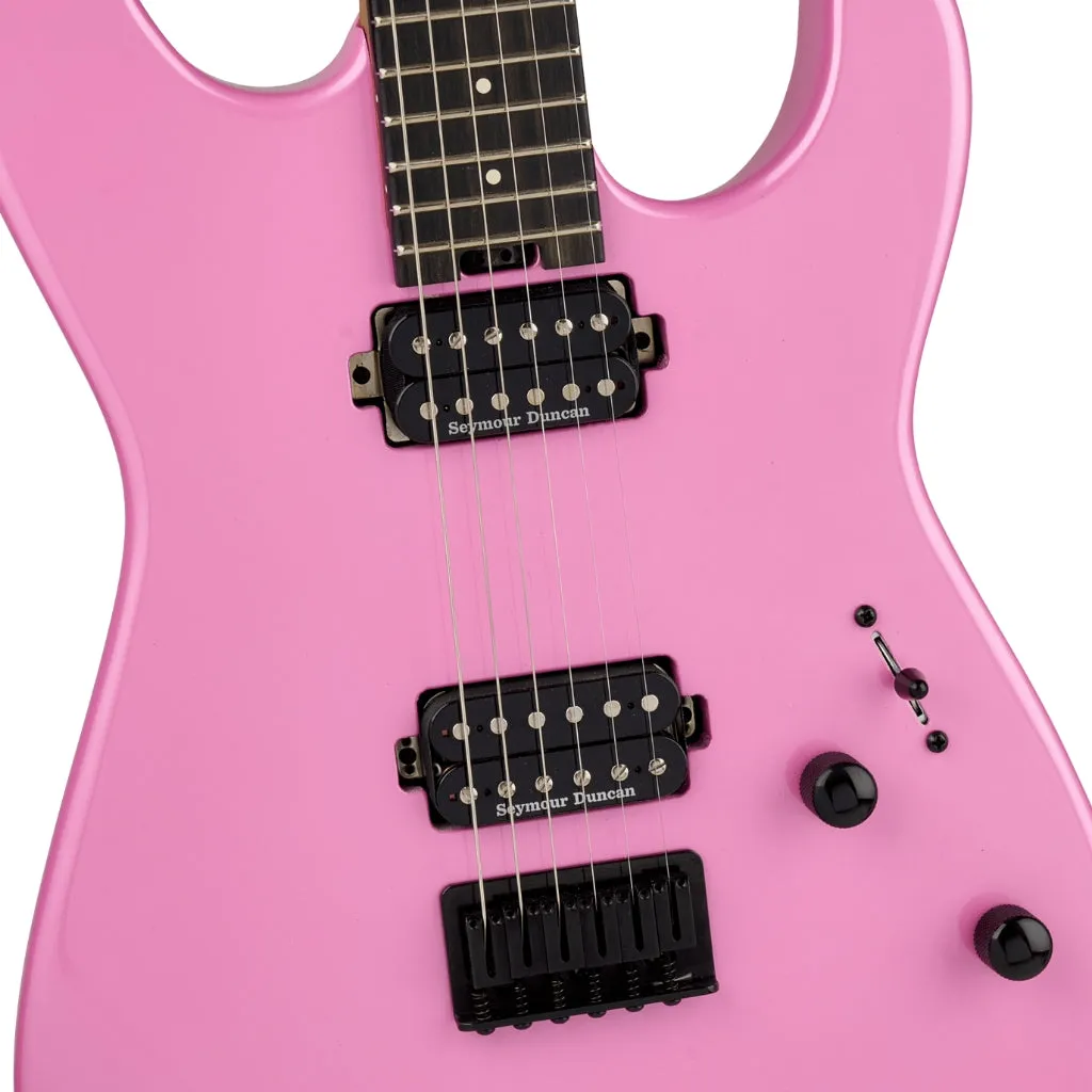 Charvel Mod Plus SD1 HH HT Electric Guitar, Ebony Fingerboard - Platinum Pink