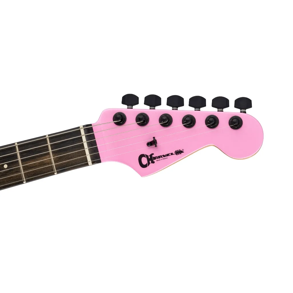 Charvel Mod Plus SD1 HH HT Electric Guitar, Ebony Fingerboard - Platinum Pink