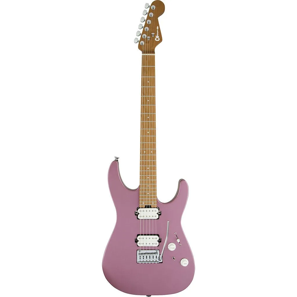 Charvel Pro Mod DK24 - Satin Burgundy Mist - Caramelised Maple Fingerboard