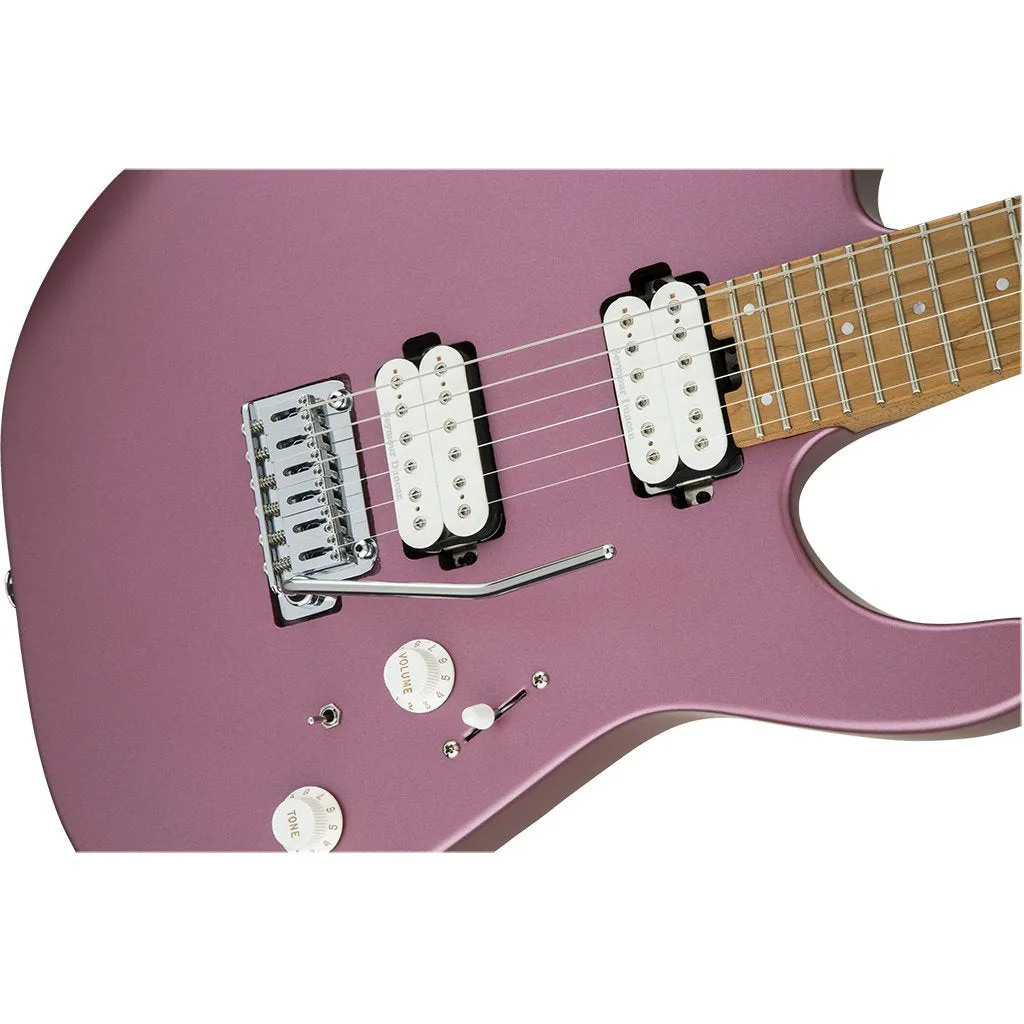 Charvel Pro Mod DK24 - Satin Burgundy Mist - Caramelised Maple Fingerboard