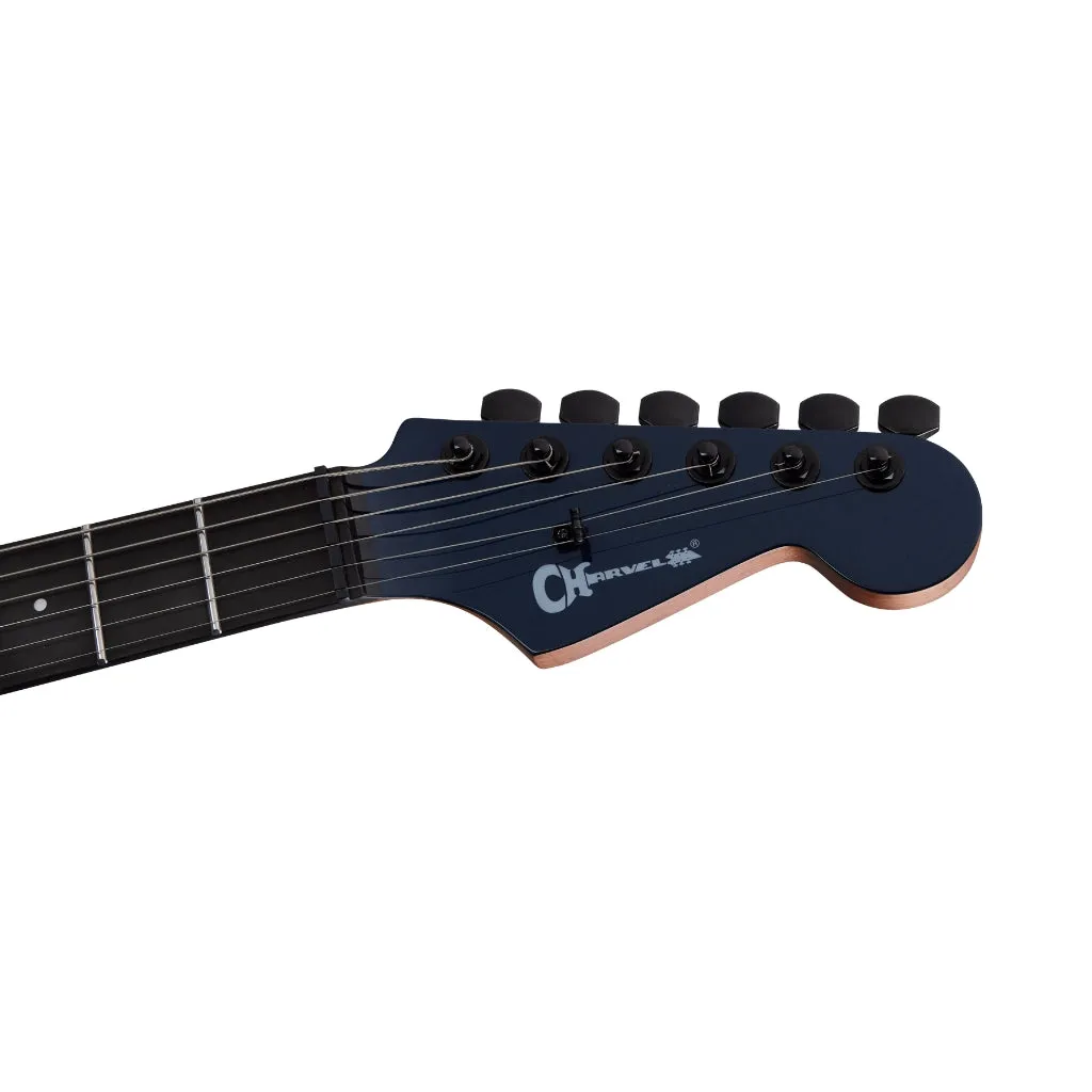 Charvel Pro-Mod Plus So-Cal EVTN6 Electric Guitar, Ebony Fingerboard - Midnight Blue