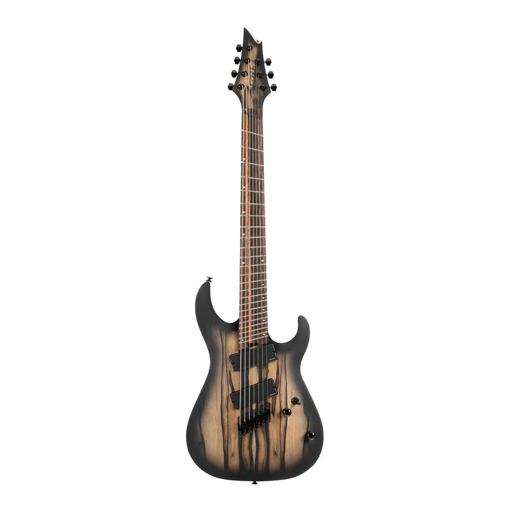 Cort KX507MS Pale Moon 7-String Multi-Scale Guitar - Natural Black Burst