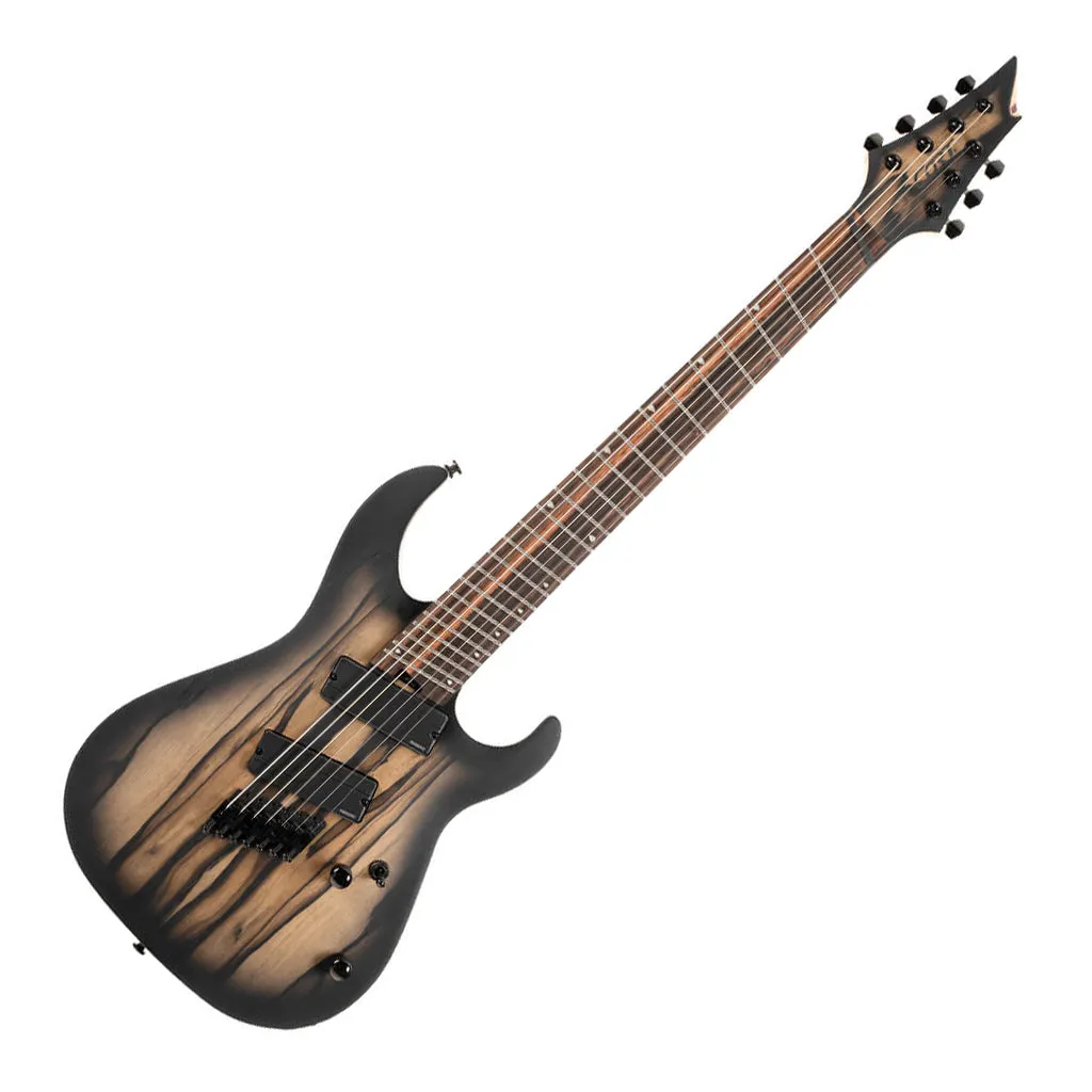 Cort KX507MS Pale Moon 7-String Multi-Scale Guitar - Natural Black Burst