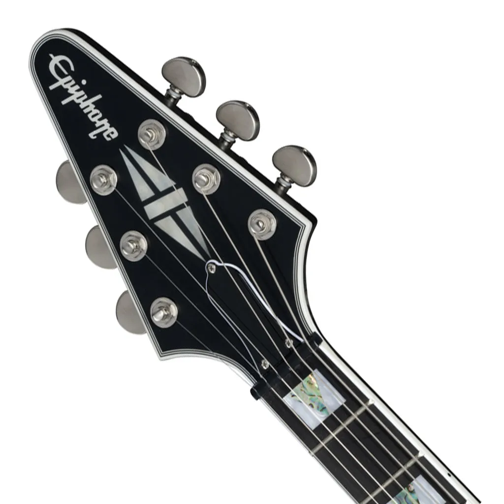 Epiphone Flying V Prophecy Left Handed - Aged Jet Black Metallic