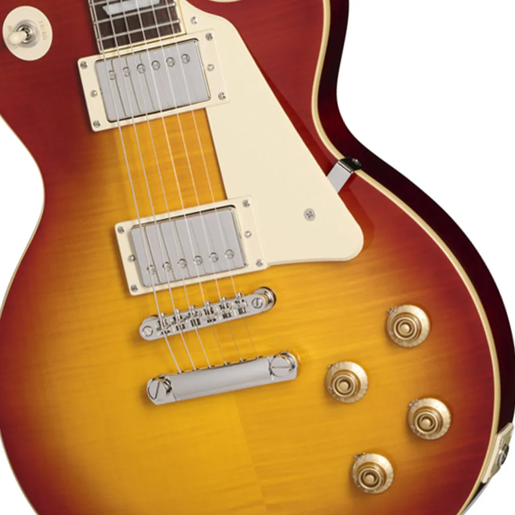 Epiphone Les Paul Standard 50s Figured Top - Washed Cherry Sunburst