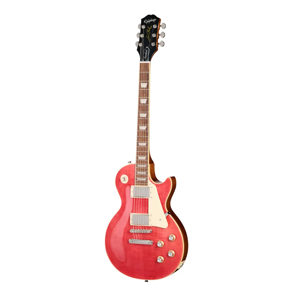 Epiphone Les Paul Standard 60s Figured Top with Premium Gig Bag - Fucshia