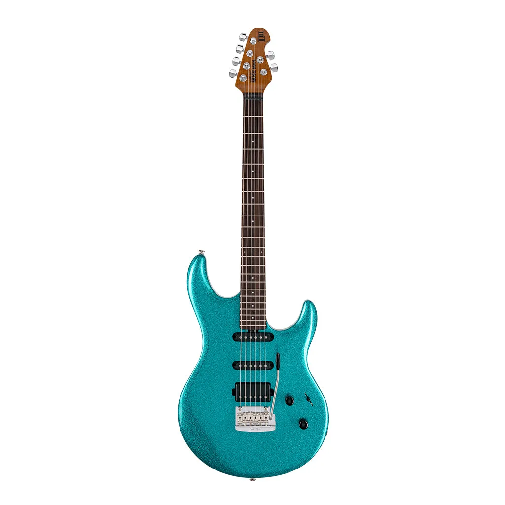 Ernie Ball Music Man Luke 3 HSS Sea Water Sparkle R/W