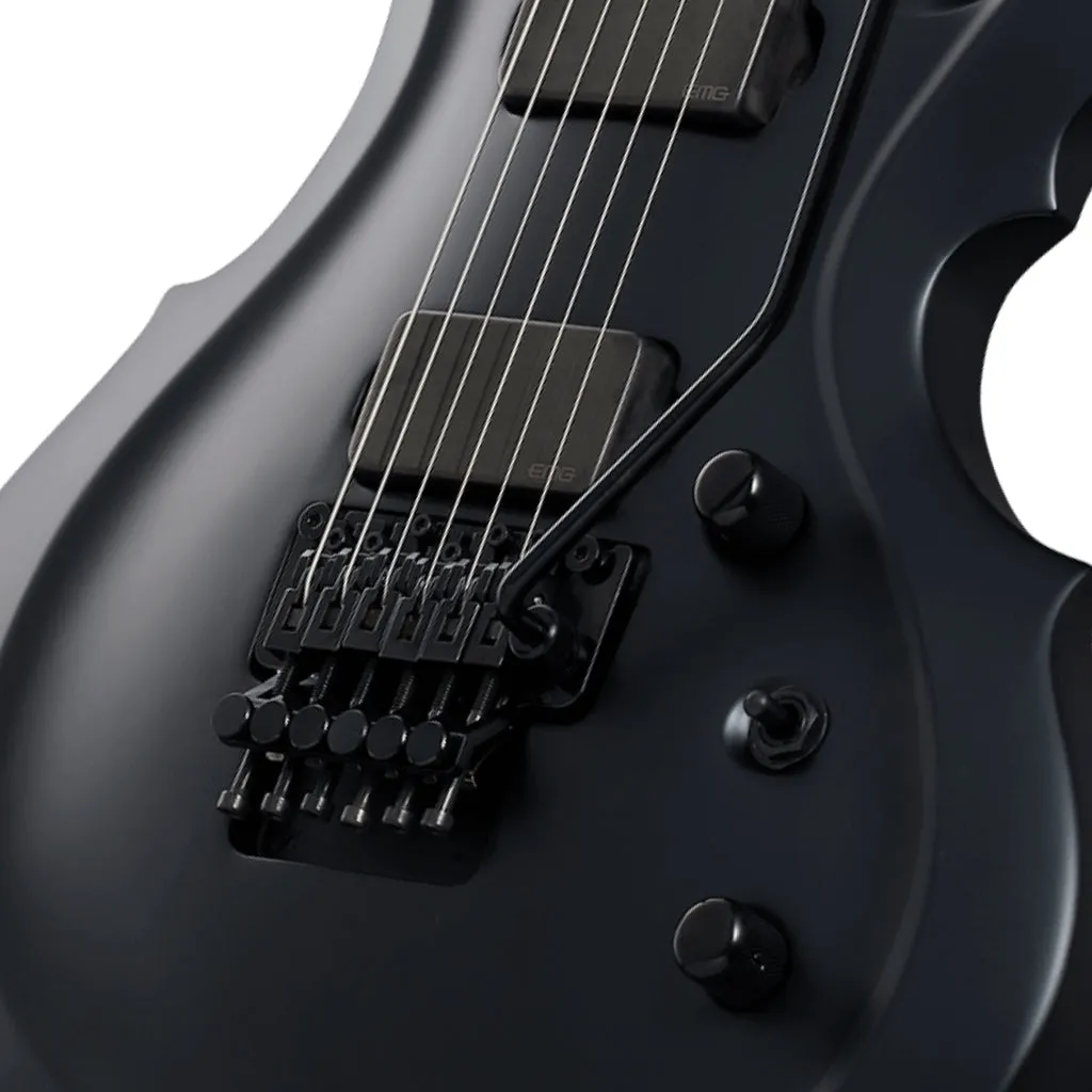 ESP E-II FRX Electric Guitar - Black Satin