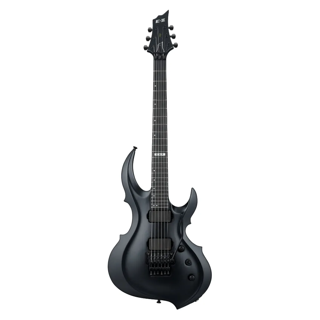 ESP E-II FRX Electric Guitar - Black Satin