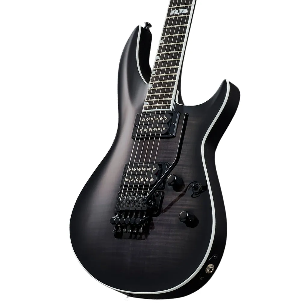 ESP E-II Horizon 3 Flame Maple - See Through Black