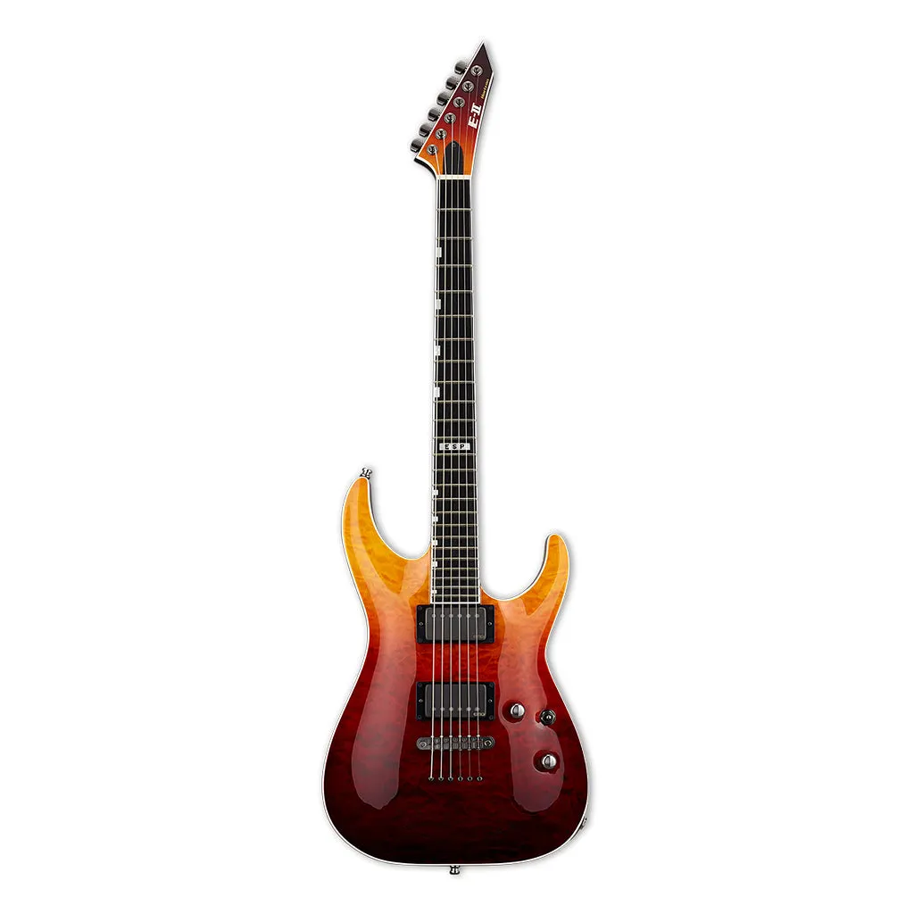 ESP E-II Horizon Electric Guitar - Tiger Eye Amber Fade