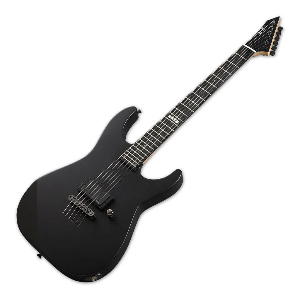 ESP E-II M-I Neck Thru NT - Black Satin
