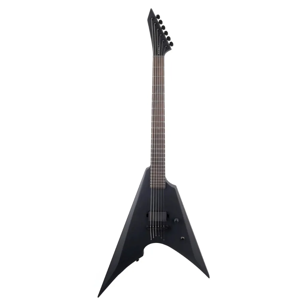 ESP LTD Arrow-NT Black Metal Electric Guitar - Black Satin