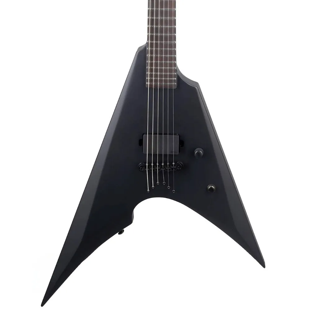 ESP LTD Arrow-NT Black Metal Electric Guitar - Black Satin