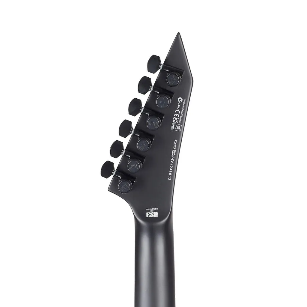 ESP LTD Arrow-NT Black Metal Electric Guitar - Black Satin