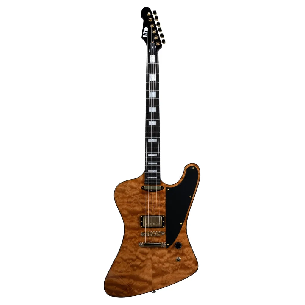 ESP LTD Caleb Shomo CS-II Quilted Maple Top Electric Guitar - Vintage Natural