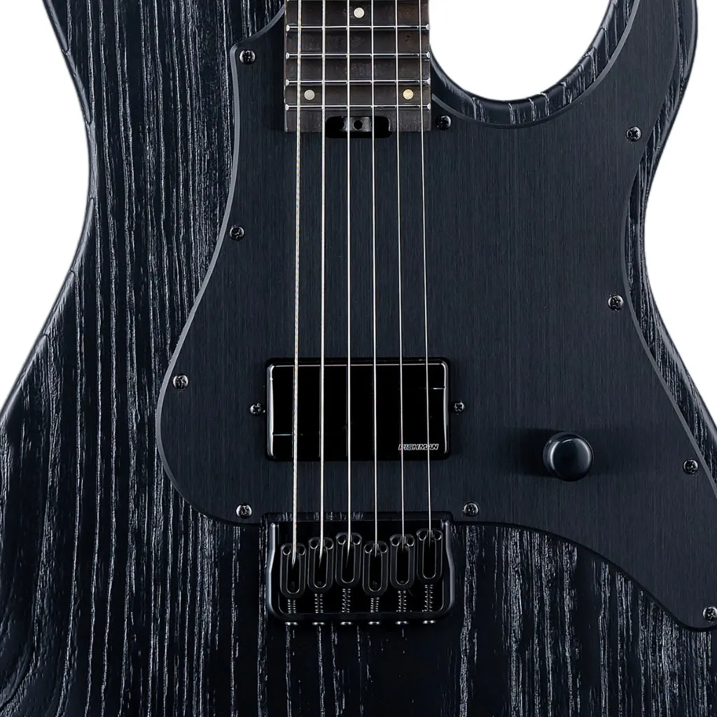 ESP LTD Deluxe SN-1HT Electric Guitar - Black Blast Rev