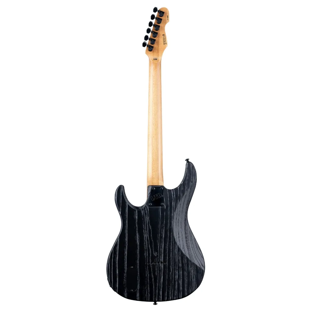 ESP LTD Deluxe SN-1HT Electric Guitar - Black Blast Rev