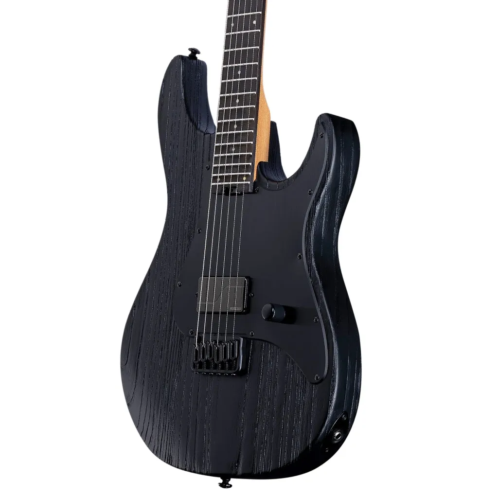 ESP LTD Deluxe SN-1HT Electric Guitar - Black Blast Rev