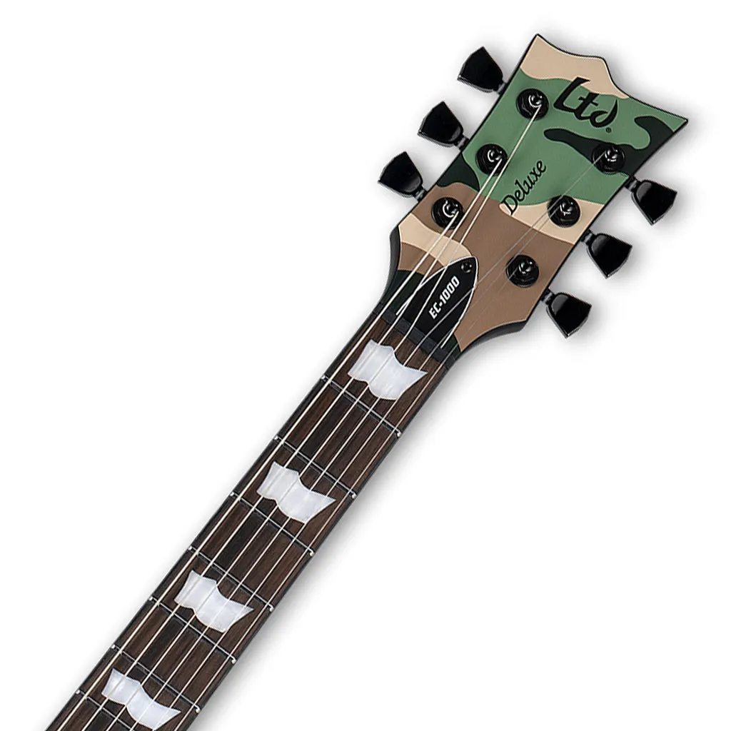 ESP LTD Eclipse 1000 Woodland Camo Satin