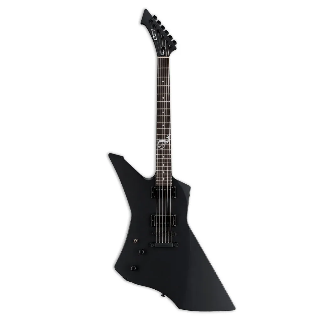 ESP LTD James Hetfield Snakebyte Left Hand Electric Guitar - Black