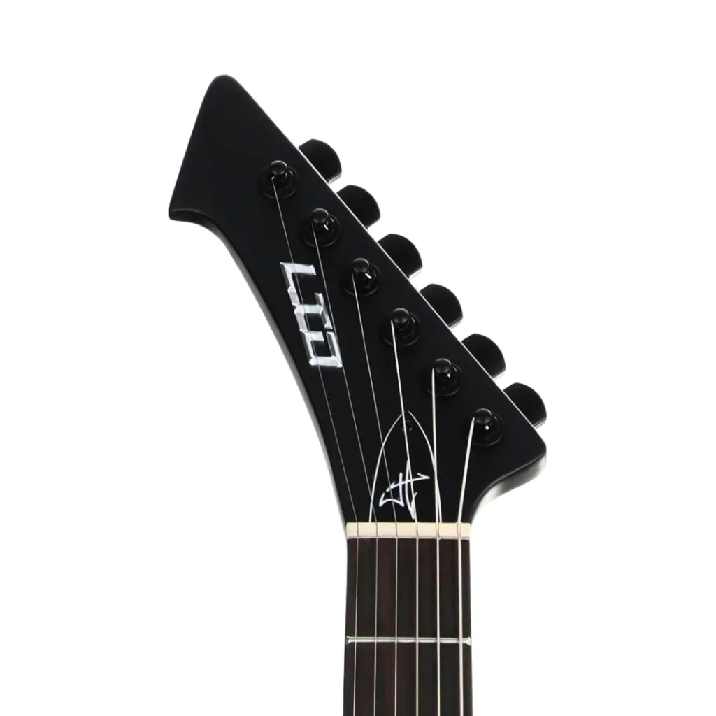 ESP LTD James Hetfield Snakebyte Left Hand Electric Guitar - Black
