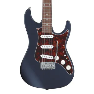 Ibanez AZ2203NT Electric Guitar with Rosewood Fretboard and Case - Dark Tide Blue Flat