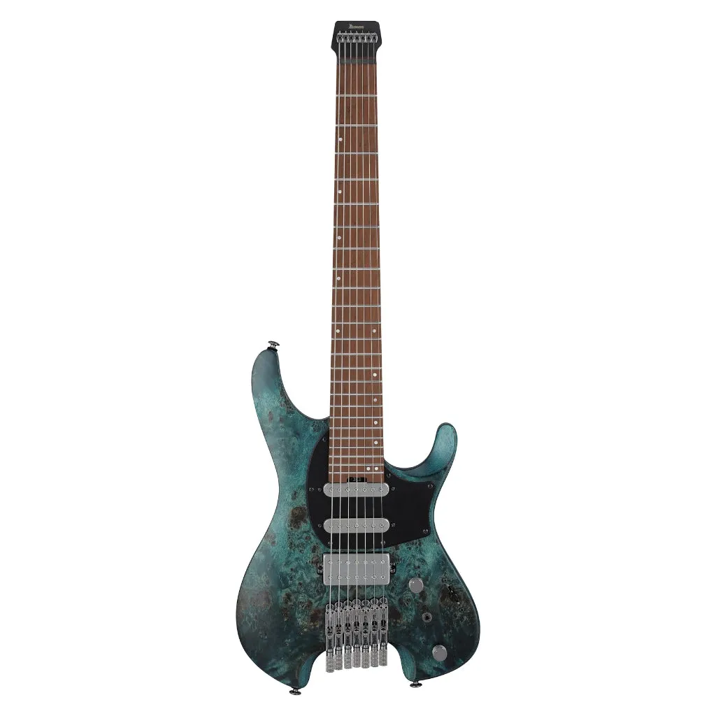 Ibanez Q547PB 7 String Electric Guitar - Cosmic Blue Low Gloss
