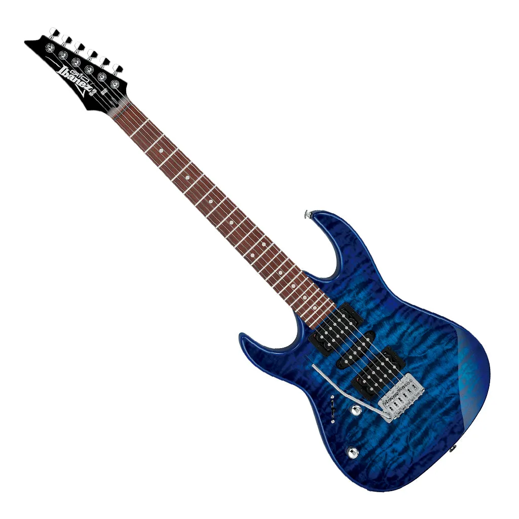 Ibanez RX70QAL Left Handed - Transparent Blue Burst