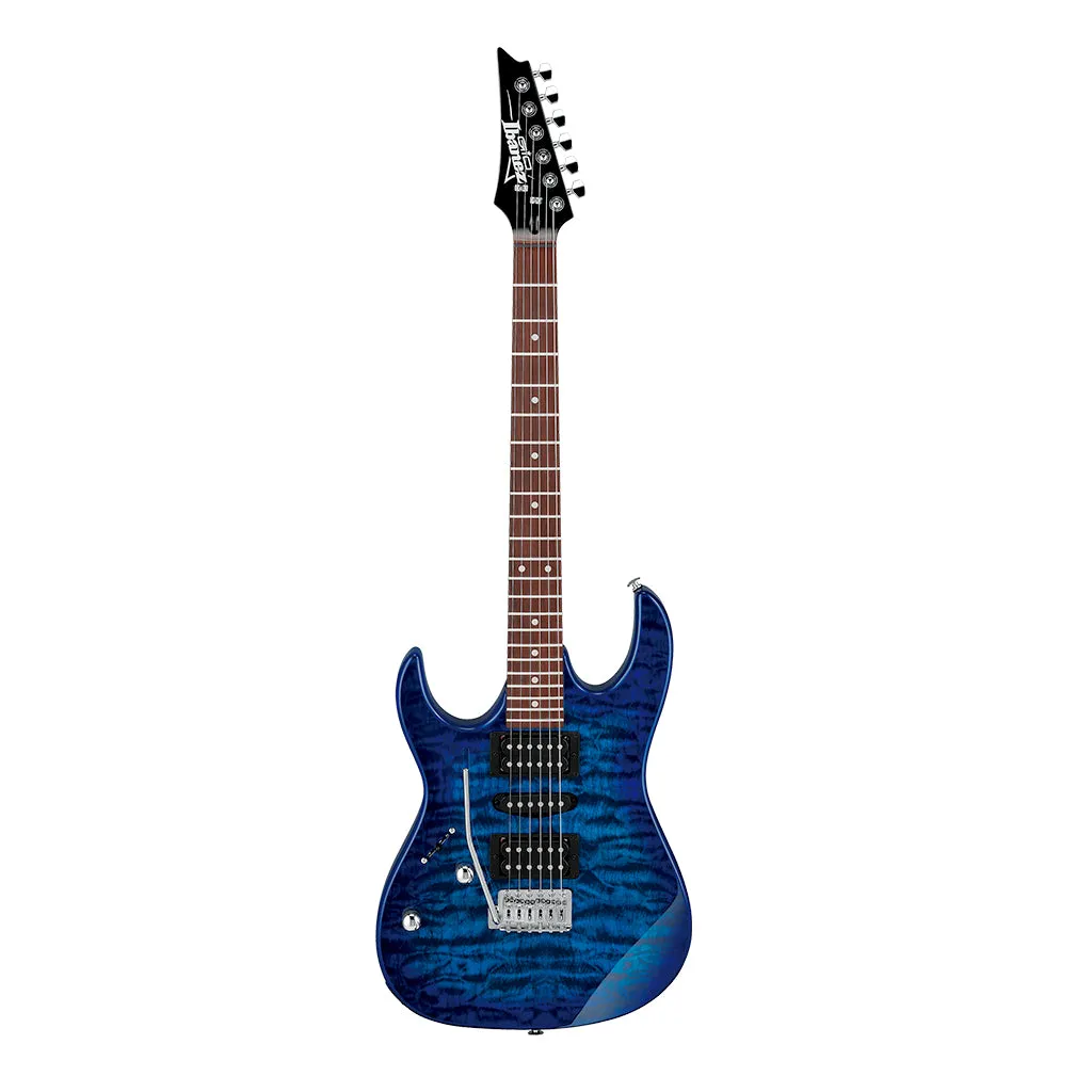 Ibanez RX70QAL Left Handed - Transparent Blue Burst