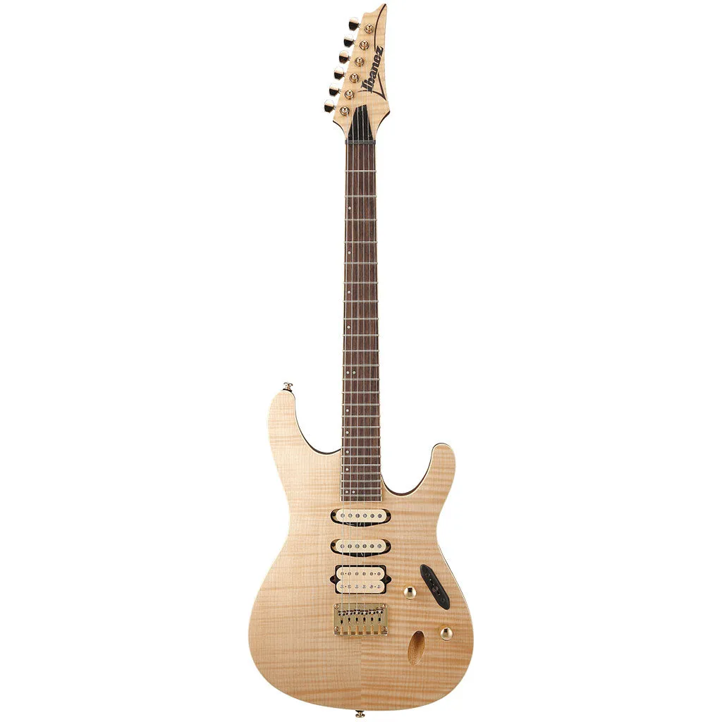 Ibanez - SEW761FM Electric Guitar - Natural Flat