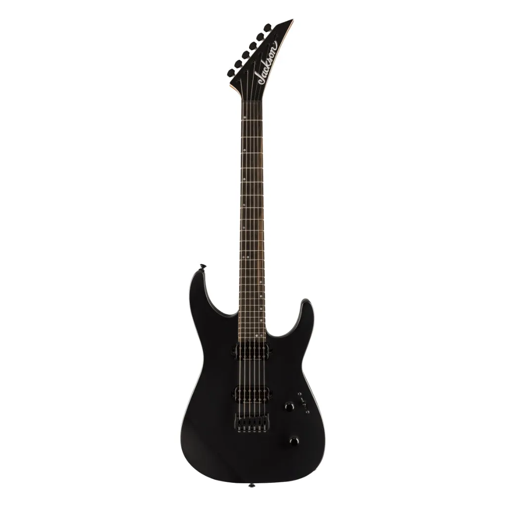 Jackson American Series Virtuoso Hardtail with Streaked Ebony Fingerboard - Satin Black