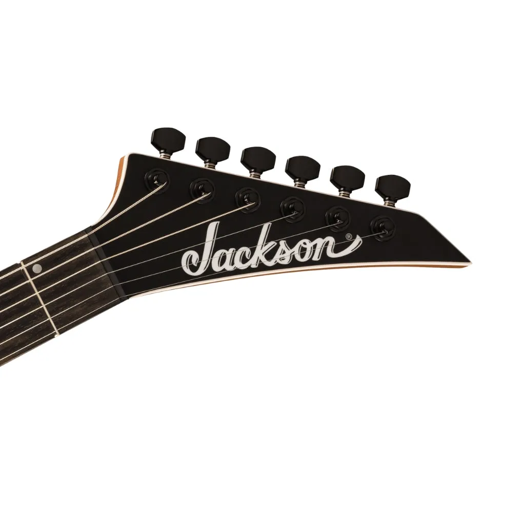 Jackson American Series Virtuoso Hardtail with Streaked Ebony Fingerboard - Satin Black