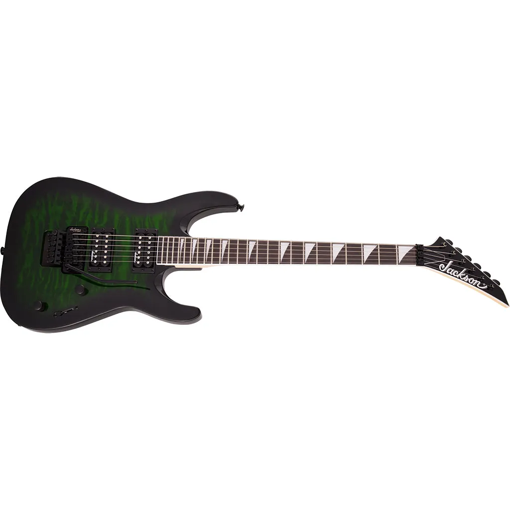 Jackson Guitar - Js Series Dinky Arch Top JS32Q - Transparent Green Burst - Amaranth Fingerboard | Electric Guitars | 2918804587