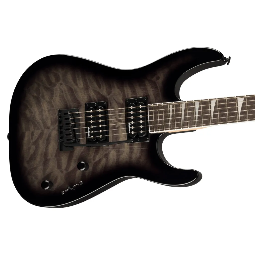 Jackson JS Series Dinky JS20 DKQ 2PT in Transparent Black Burst
