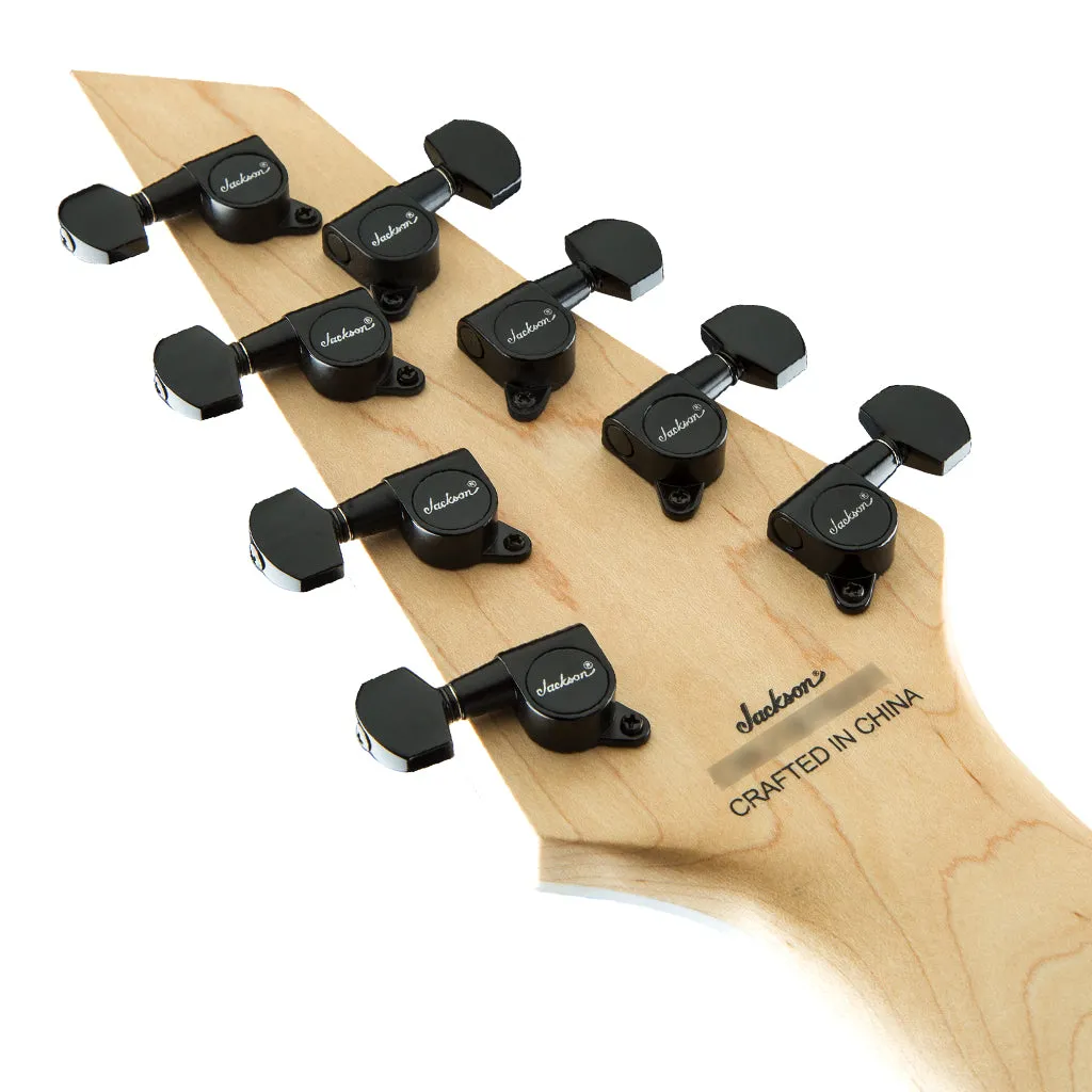 Jackson JS Series JS32-8 Dinky Arch Top DKA HT - Satin Black | Electric Guitars | 2910114568