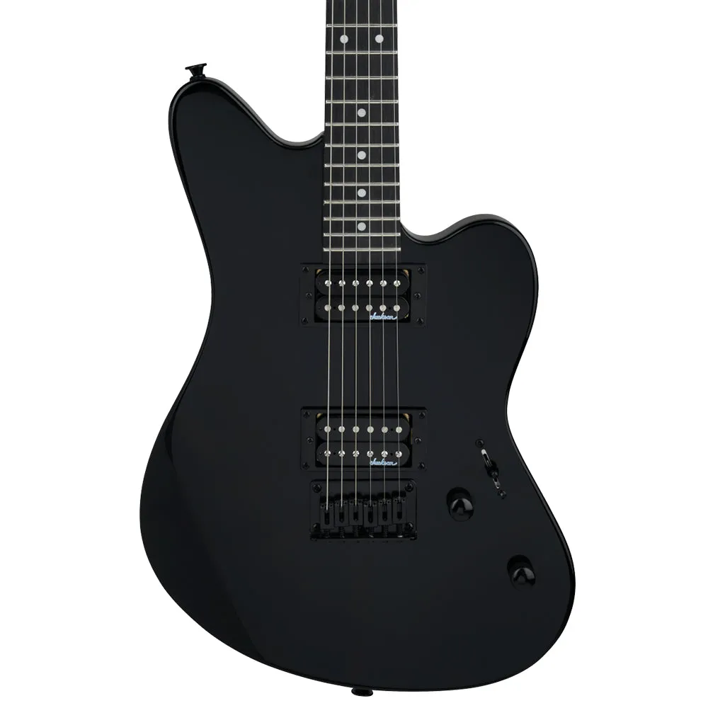 Jackson JS Series Surfcaster JS22 HT Electric Guitar Amaranth Fingerboard Gloss Black