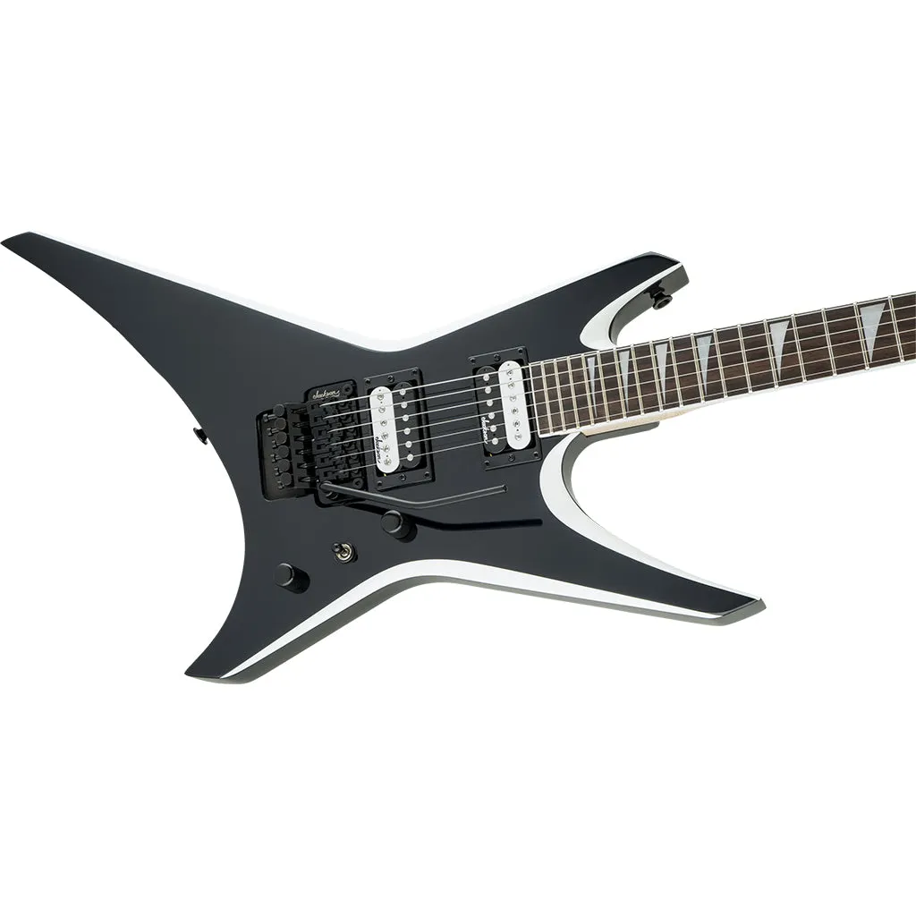 Jackson - JS Series Warrior JS32 - Black with White Bevels | Electric Guitars | 2910146572