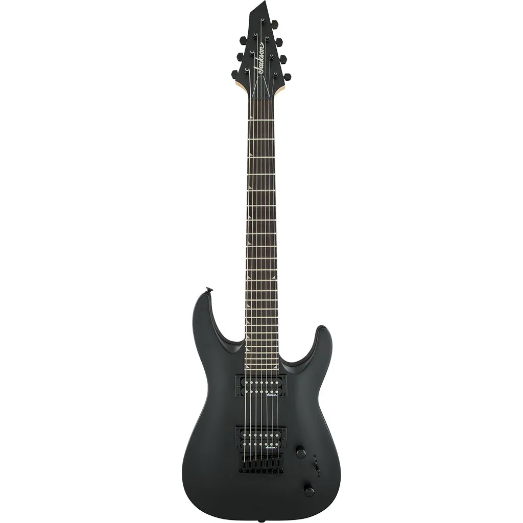 Jackson JS22-7 DKA Dinky - Satin Black - Amaranth Fretboard | Electric Guitars | 2910132568