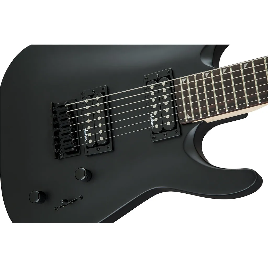 Jackson JS22-7 DKA Dinky - Satin Black - Amaranth Fretboard | Electric Guitars | 2910132568