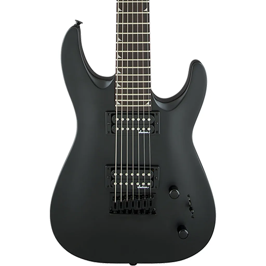 Jackson JS22-7 DKA Dinky - Satin Black - Amaranth Fretboard | Electric Guitars | 2910132568