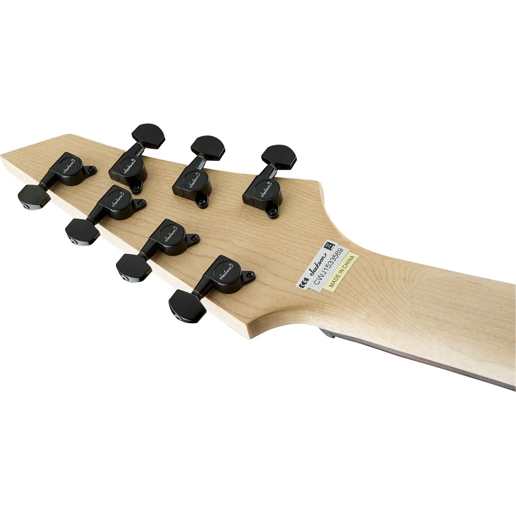 Jackson JS22-7 DKA Dinky - Satin Black - Amaranth Fretboard | Electric Guitars | 2910132568