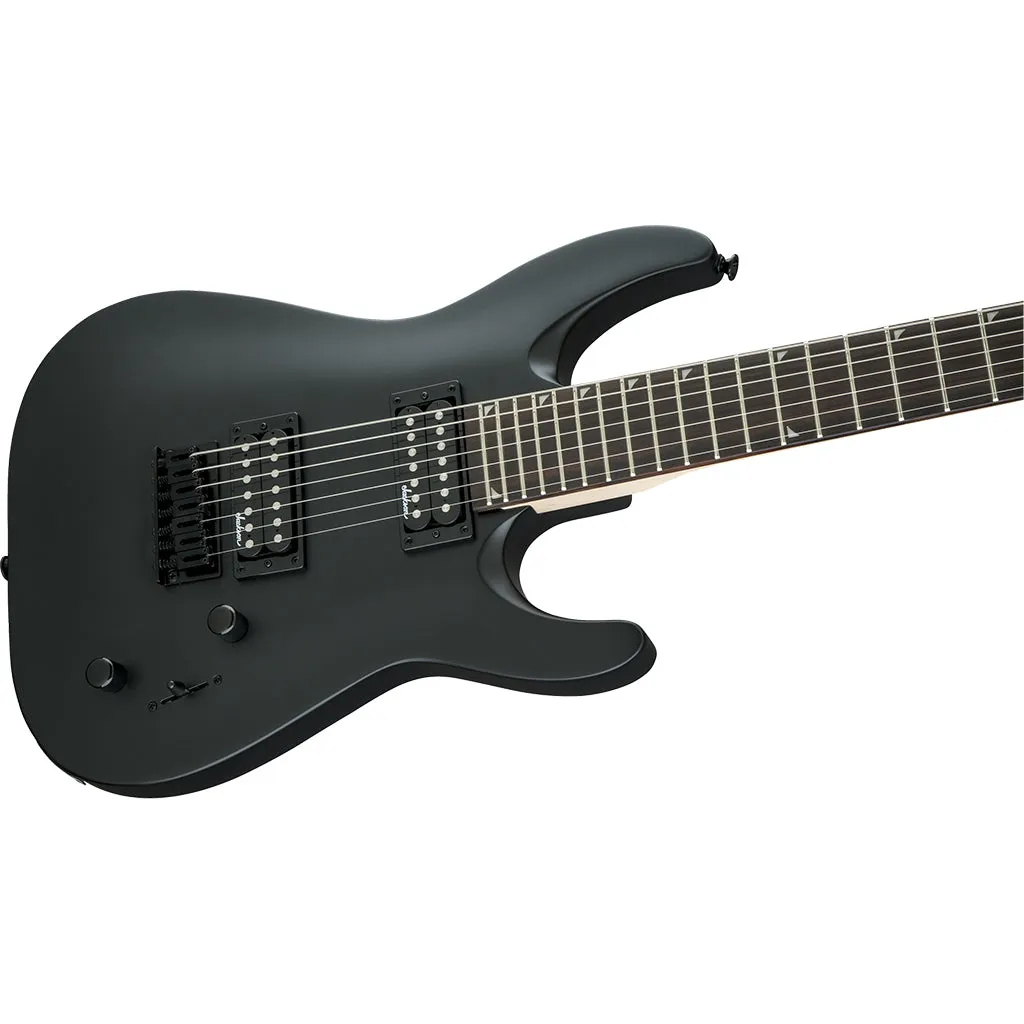 Jackson JS22-7 DKA Dinky - Satin Black - Amaranth Fretboard | Electric Guitars | 2910132568