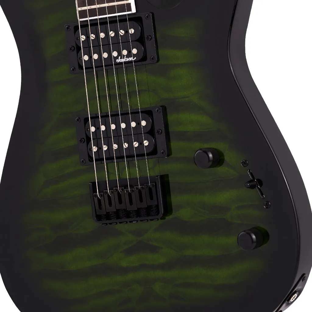 Jackson JS32Q DKA HT - Transparent Green Burst | Electric Guitars | 2918809587