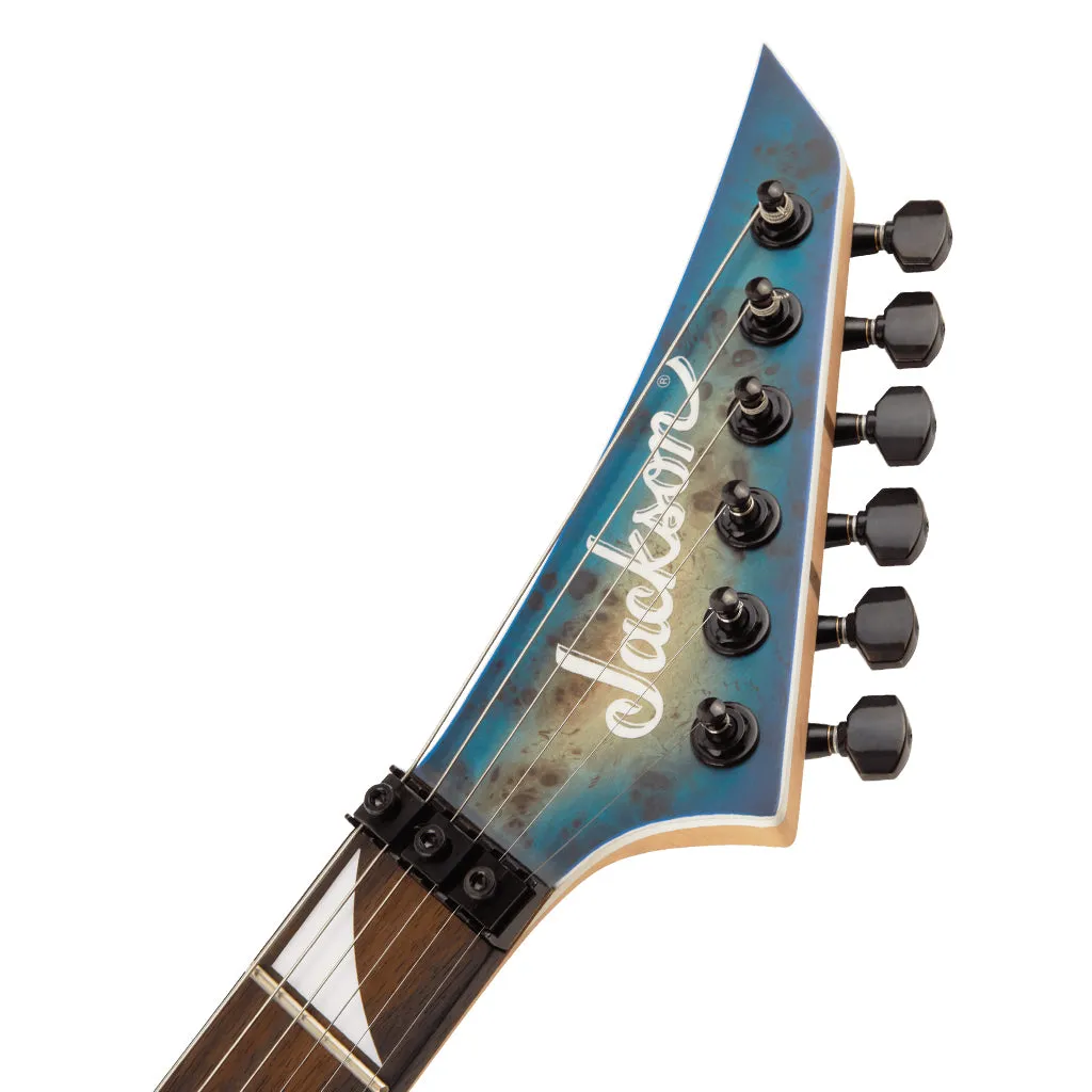 Jackson MJ Series Dinky DKRP, Ebony Fingerboard, Transparent Blue Burst | Electric Guitars | 2904011811